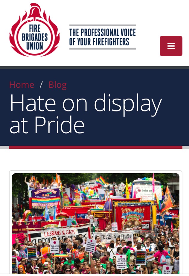 FBU: We are combating hate not promoting it
