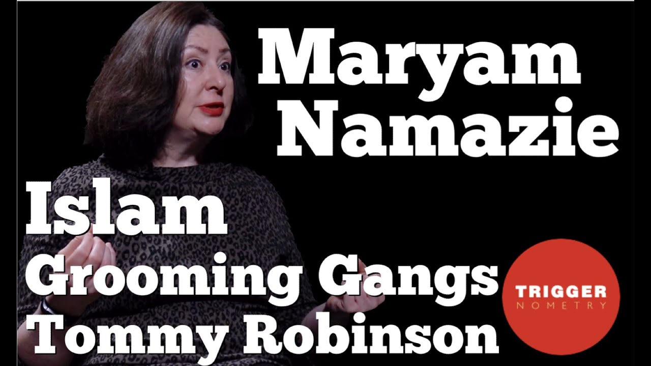 Photo of Maryam Namazie with headline Maryam Namazie Islam Grooming gangs Tommy Robinson