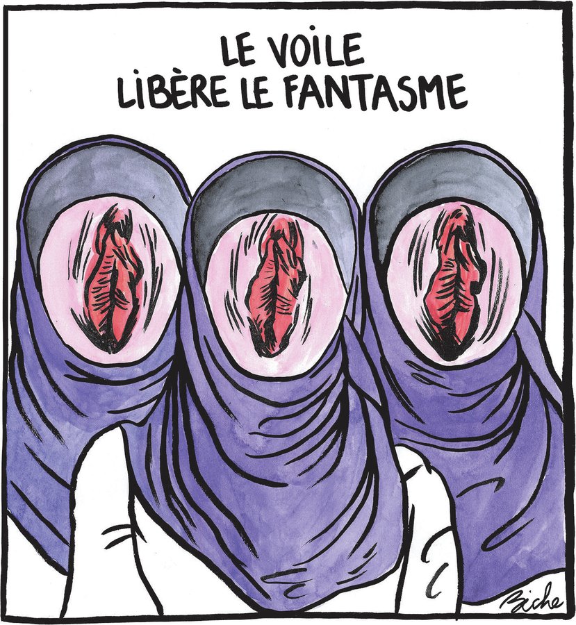World Hijab Day : une insulte au féminisme, Charlie Hebdo, 1 February 2020