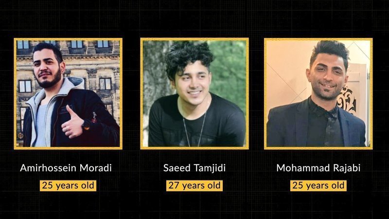 Iran: Stop execution of Amirhossein Moradi, Mohammad Rajabi and Saeed Tamjidi
