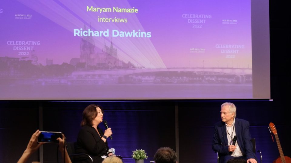 Maryam Namazie Interviews Richard Dawkins at Celebrating Dissent 2022