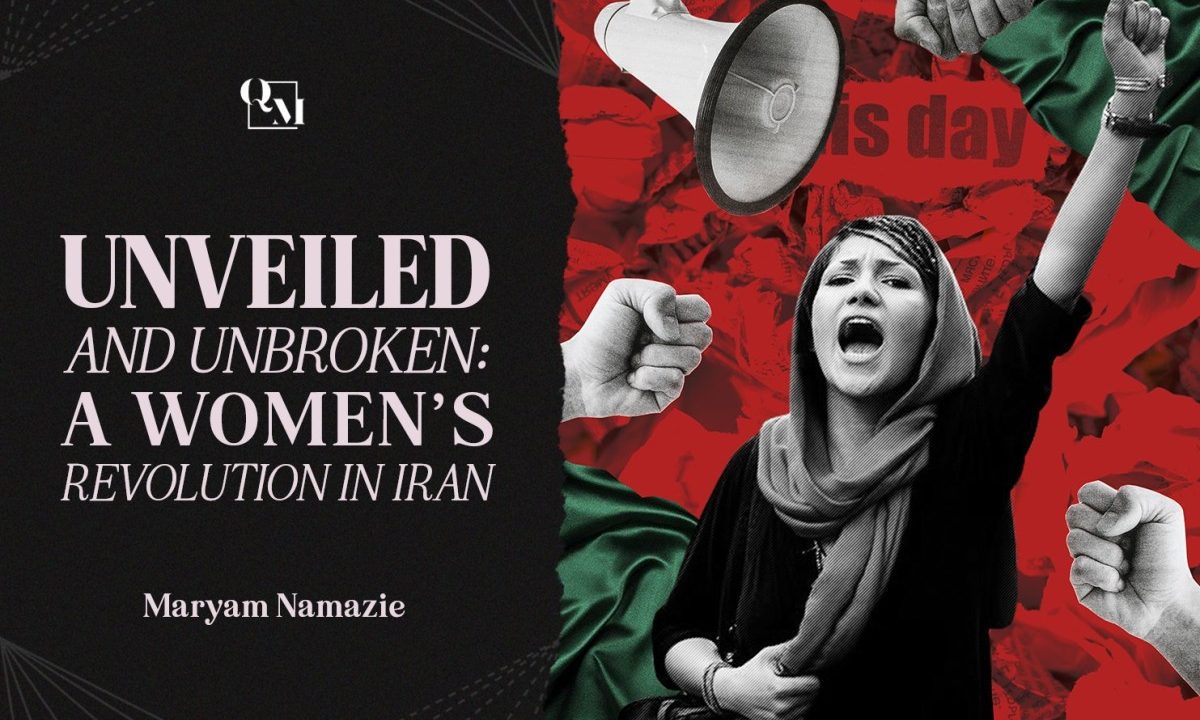 Unveiled and Unbroken, Woman’s Revolution in Iran, Queer Majority, 18 February 2023