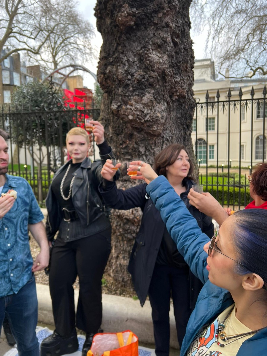 Report on #Fast_Defying outside Embassies in London