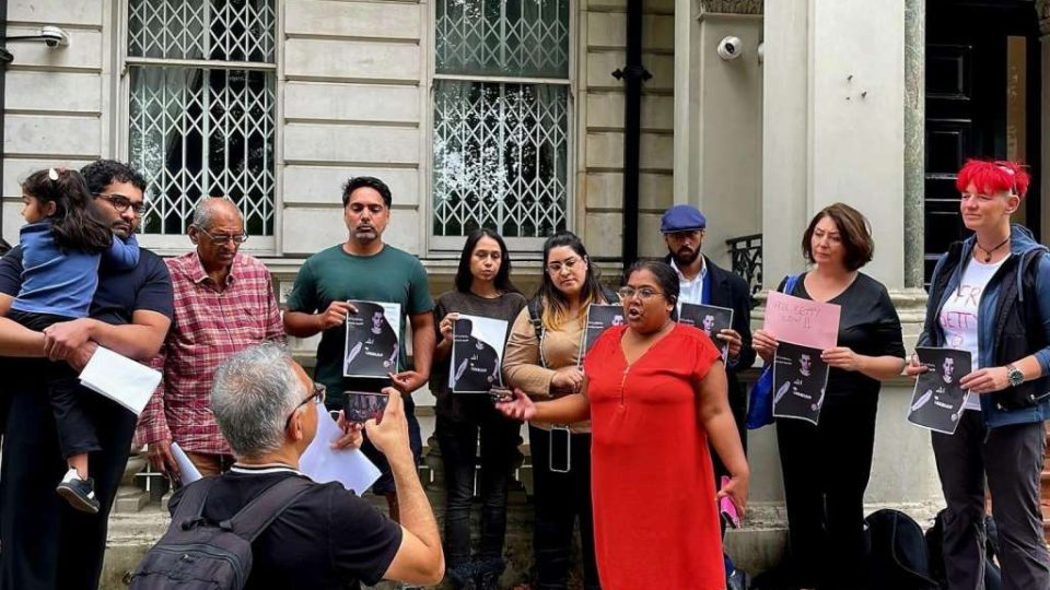 Free Betty Protest at Moroccan Embassy