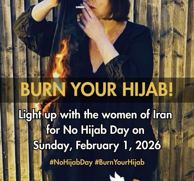 Burn your hijab: Stand in solidarity with women of Iran on No Hijab Day