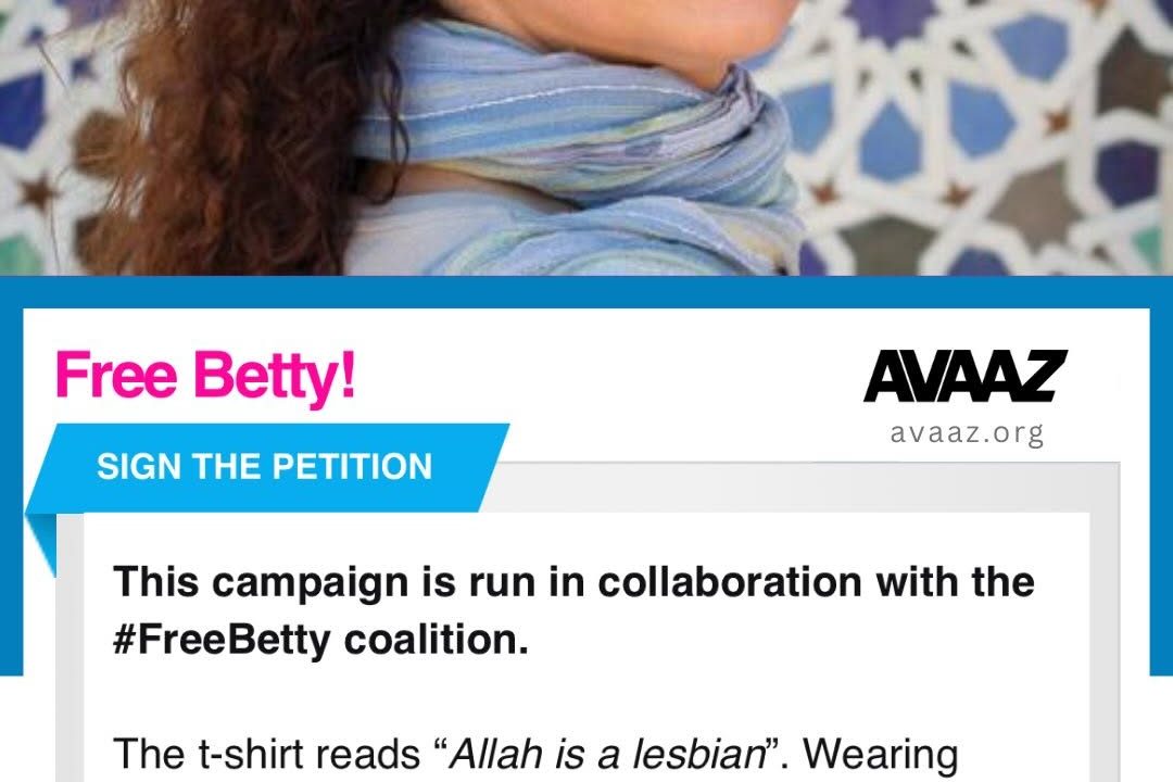 Join over 100,000 people worldwide calling to #FreeBetty